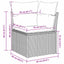 Havesofa Sæt 8 stk. 7-Antal sæder Beige Poly rattan