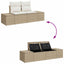 Havesofa Sæt 9 stk. 8-Antal sæder Beige Poly rattan