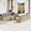 Havesofa Sæt med pude Beige 90 x 55 x 71 cm Poly rattan