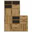 sidekabinetter 5 stk ODDA 40x24x79 cm massivt fyrretræ