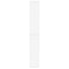 sidekabinetter 5 stk ODDA 40x24x79 cm massivt fyrretræ hvid