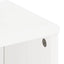 sidekabinetter 5 stk ODDA 40x24x79 cm massivt fyrretræ hvid