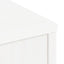 sidekabinetter 5 stk ODDA 40x24x79 cm massivt fyrretræ hvid