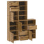 sidekabinetter 5 stk ODDA 40x24x79 cm massivt fyrretræ