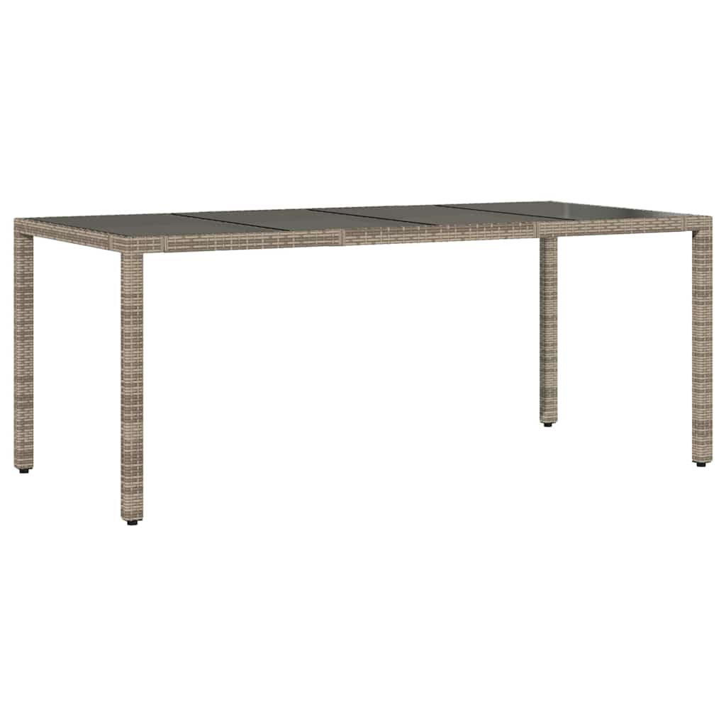 Have Spisebordssæt 9 stk. Grå polyrattan