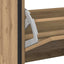 Sko skab 100 x 34 x 112 cm Konstrueret træ Artisan Egetræ