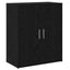 Sideboard 2 stk. Sort eg 60 x 31 x 70 cm Konstrueret træ
