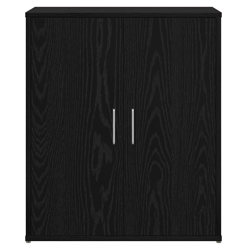 Sideboard 2 stk. Sort eg 60 x 31 x 70 cm Konstrueret træ