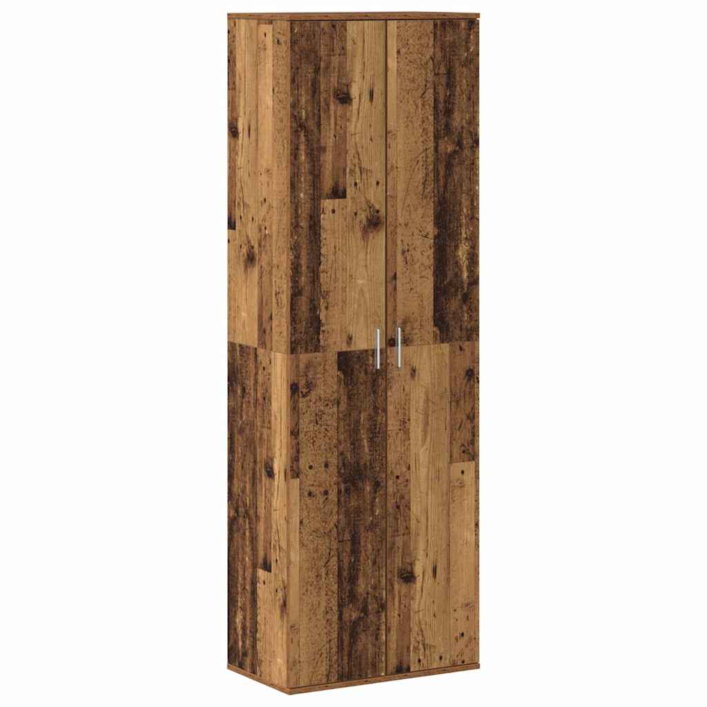 Highboard 60 x 35 x 180 cm Konstrueret træ Gammelt træ