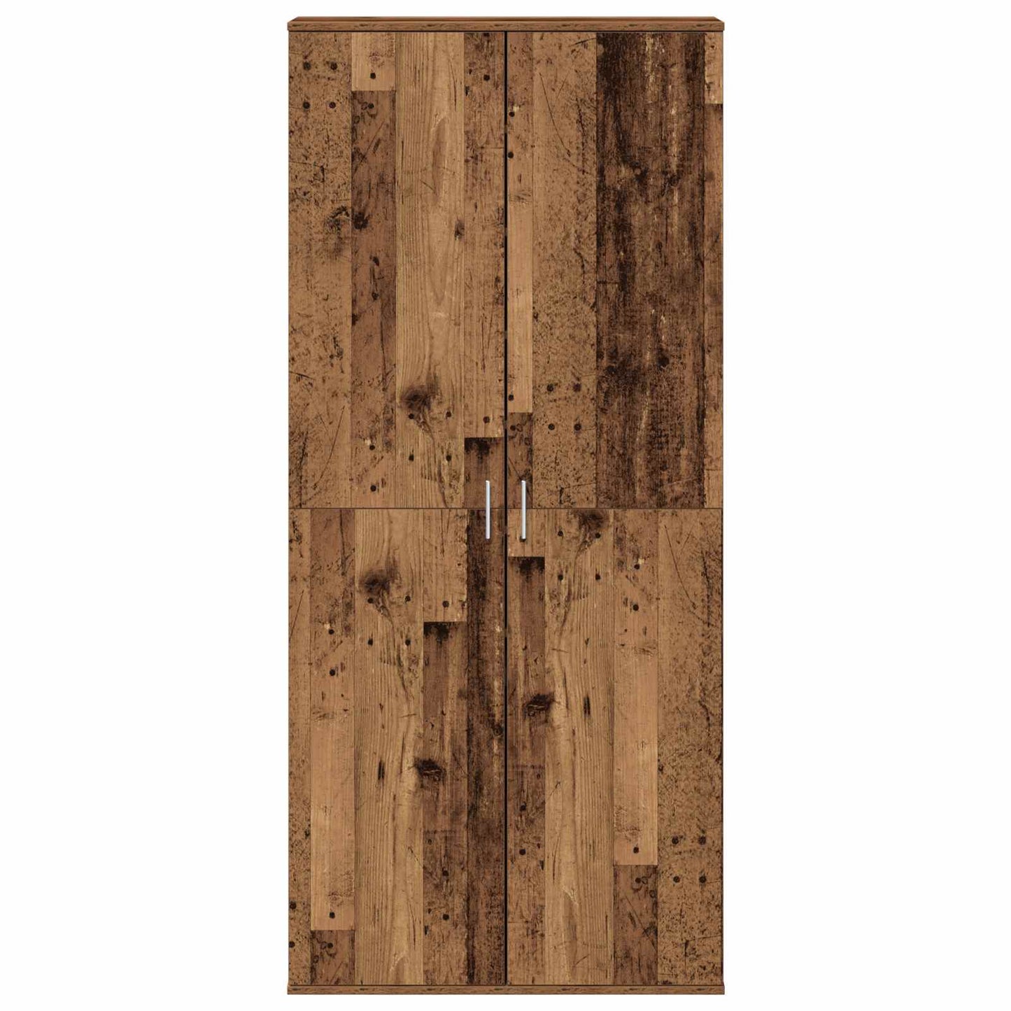 Højskab med hylde Gammelt træ 80 x 39 x 178 cm Konstrueret træ