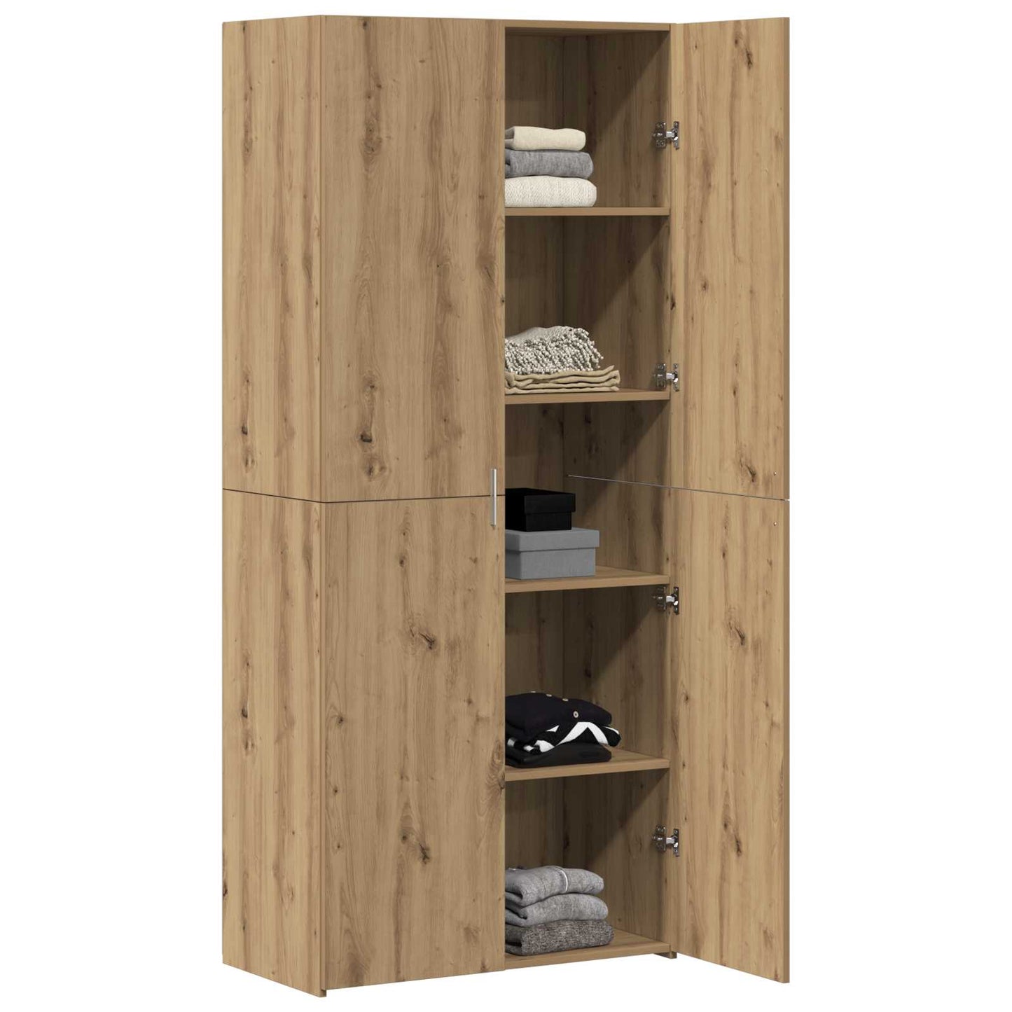 Highboard 2 pcs Artisan Egetræ 80 x 42 x 185 cm