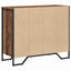 Skuffeskab med skuffe 2 pcs Gammelt træ 91 x 35,5 x 74,5 cm