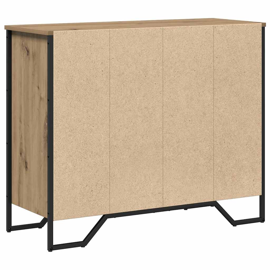Skuffeskab med skuffe 2 pcs Artisan Egetræ 91 x 35,5 x 74,5 cm