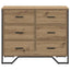 Skuffeskab med skuffe 2 pcs Artisan Egetræ 91 x 35,5 x 74,5 cm