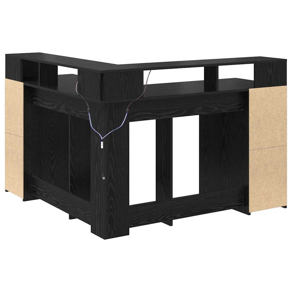 Bord Sort eg Konstrueret træ 130 x 130 x 91 cm