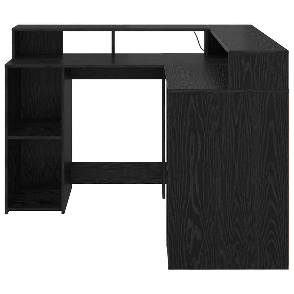 Bord Sort eg Konstrueret træ 130 x 130 x 91 cm