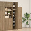 2-delt opbevaringsskab med hylder 2 pcs Artisan-eg