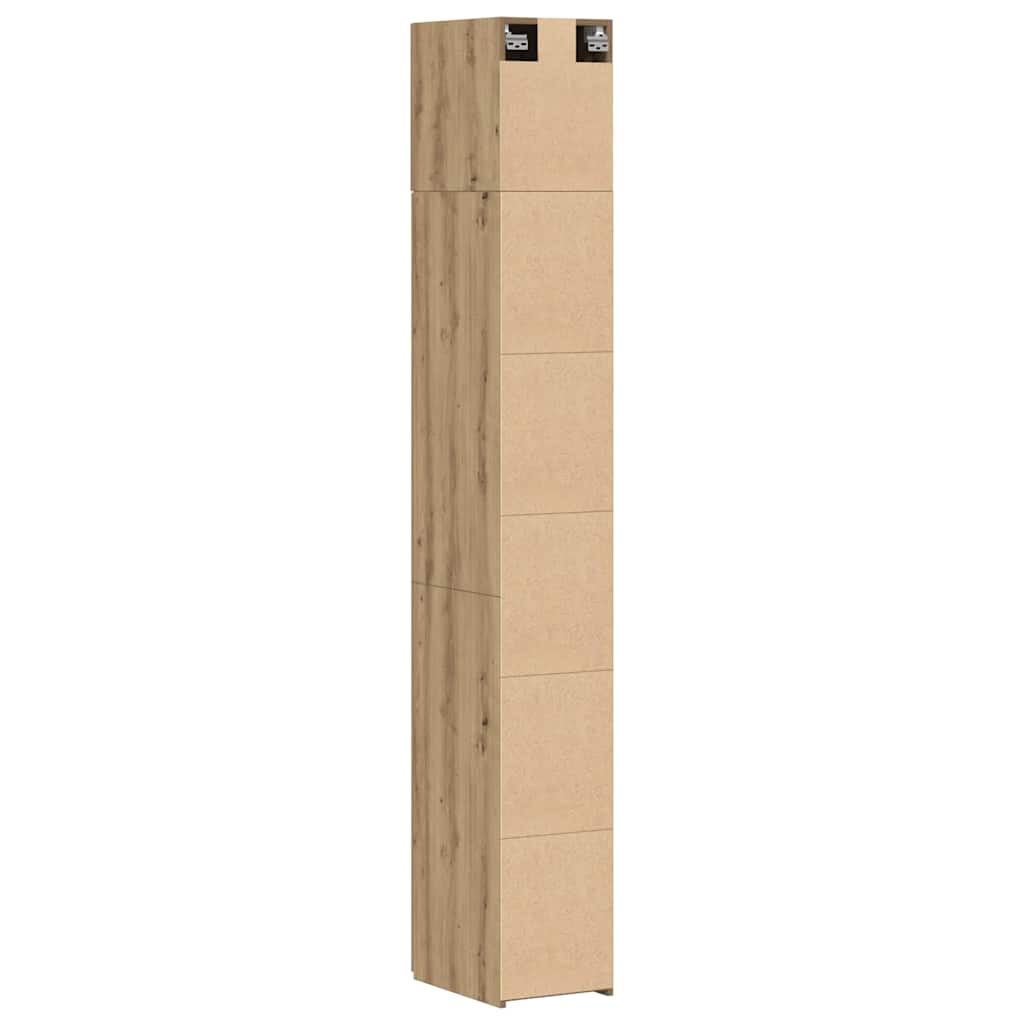 2-delt opbevaringsskab med hylder 2 pcs Artisan-eg