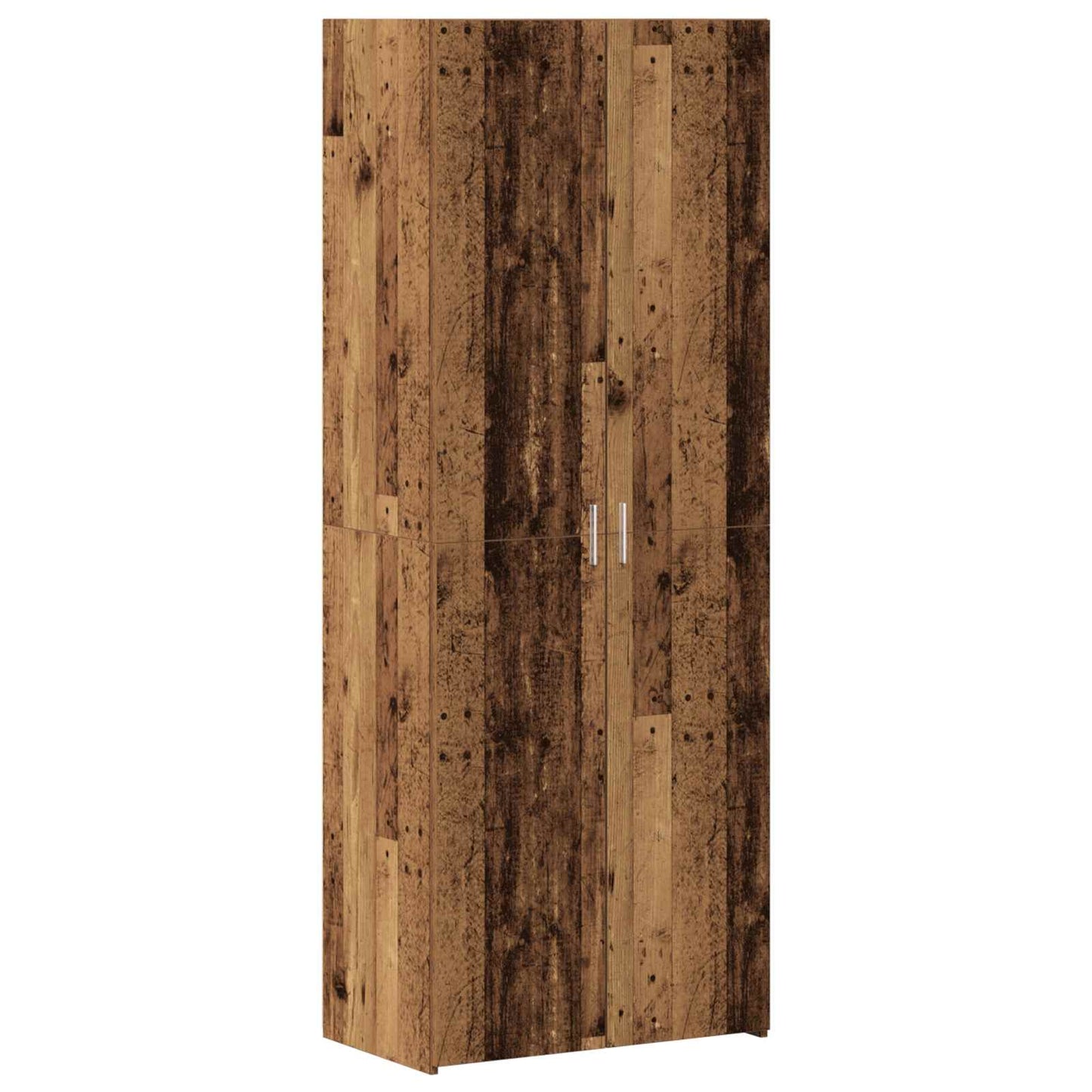Opbevaringsskab 2 pcs Gammelt træ 70 x 42,5 x 185 cm