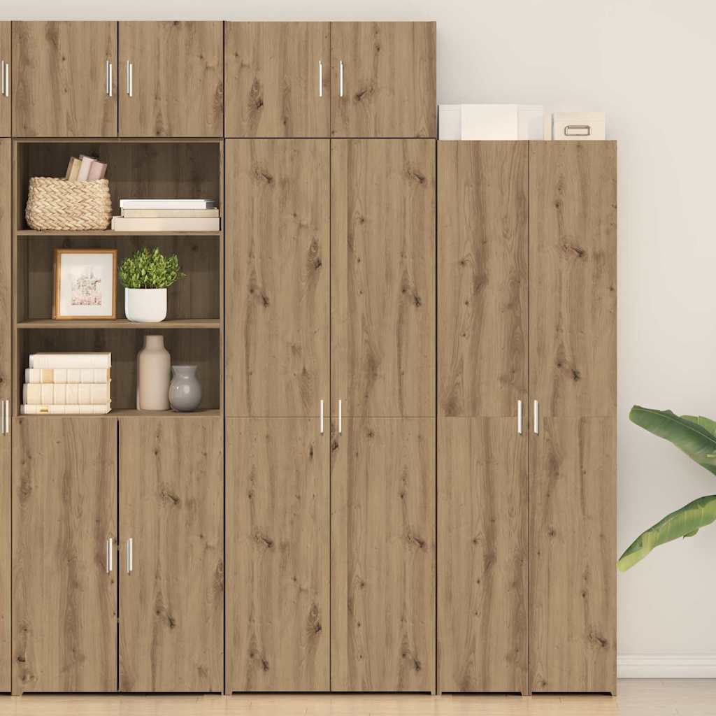 Opbevaringsskab 2 pcs Artisan Egetræ 70 x 42,5 x 225 cm