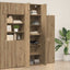 Opbevaringsskab 2 pcs Artisan Egetræ 70 x 42,5 x 225 cm