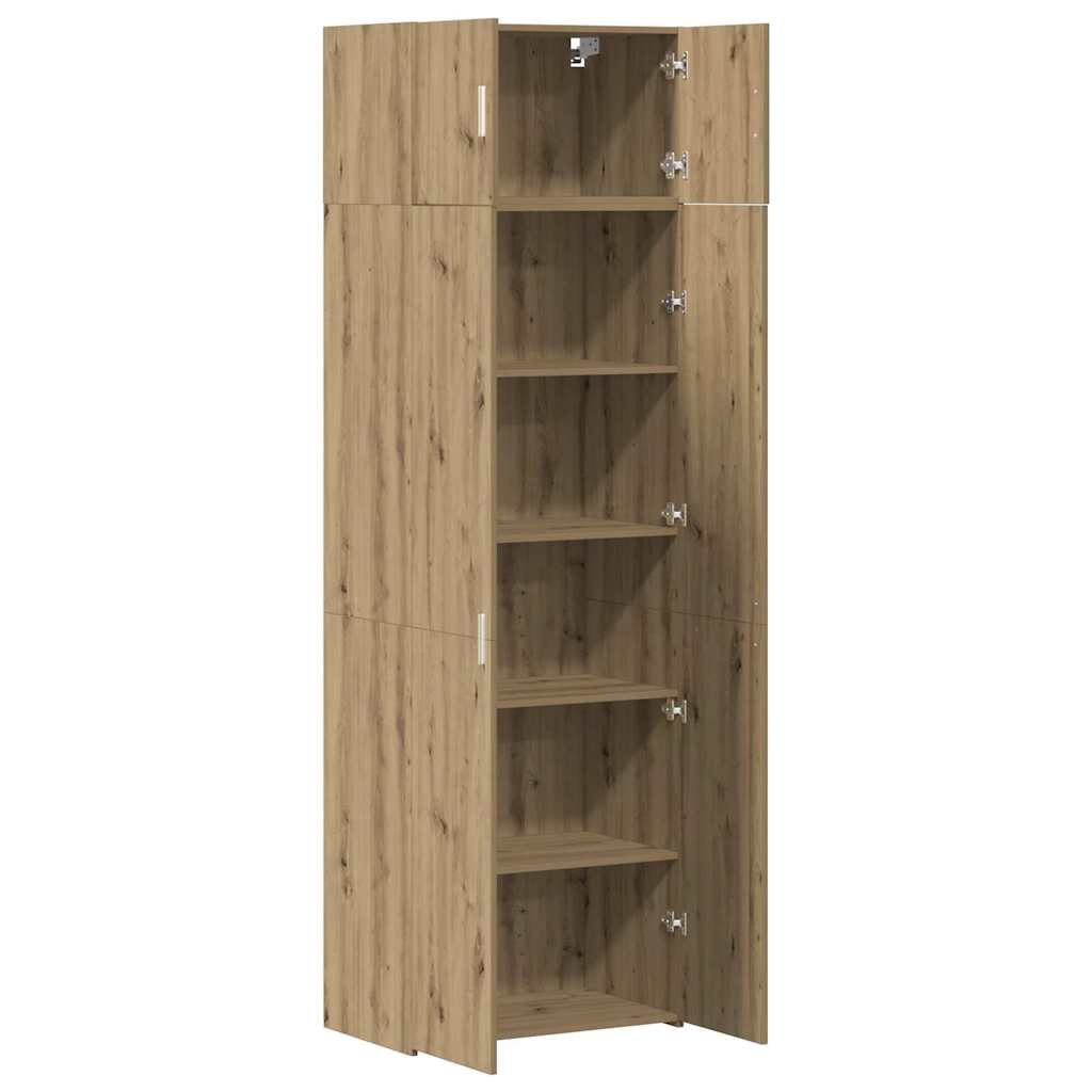 Opbevaringsskab 2 pcs Artisan Egetræ 70 x 42,5 x 225 cm