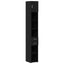 Opbevaringsskab med skuffe 2 pcs Sort eg 30 x 42,5 x 225 cm