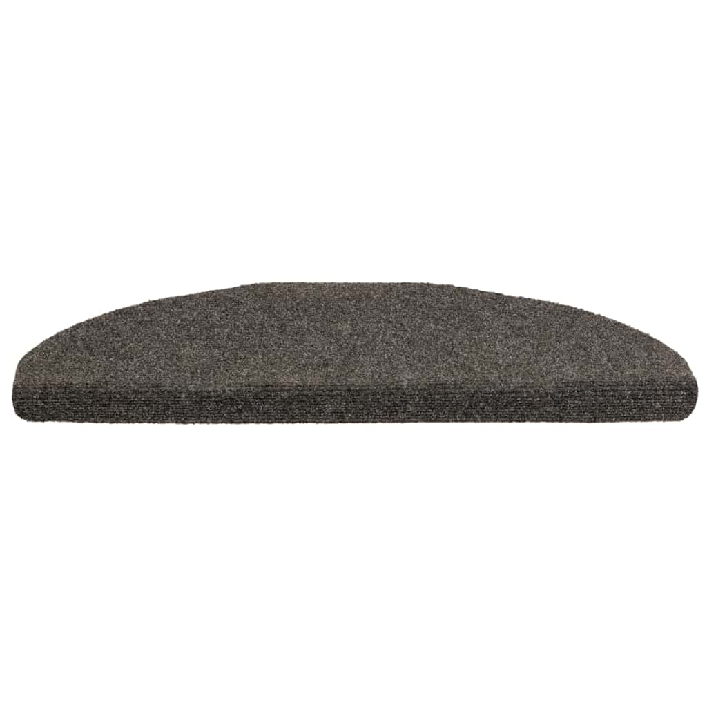 trappemåtter selvklæbende 20 stk. 65x21x4 cm antracit halvrund store
