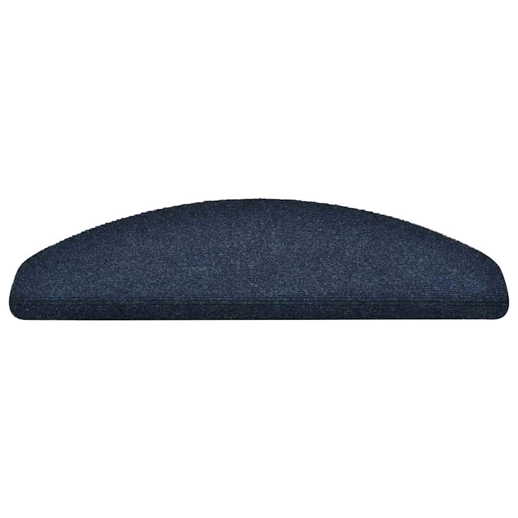 trappemåtter selvklæbende 20 stk. 65x21x4 cm marineblå halvrund store