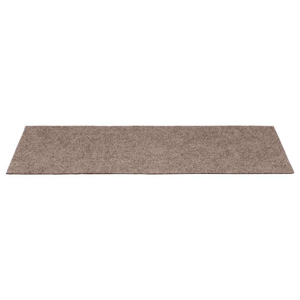 trappemåtter selvklæbende 20 stk. 65x21x4 cm lysebrun rektangulære kant