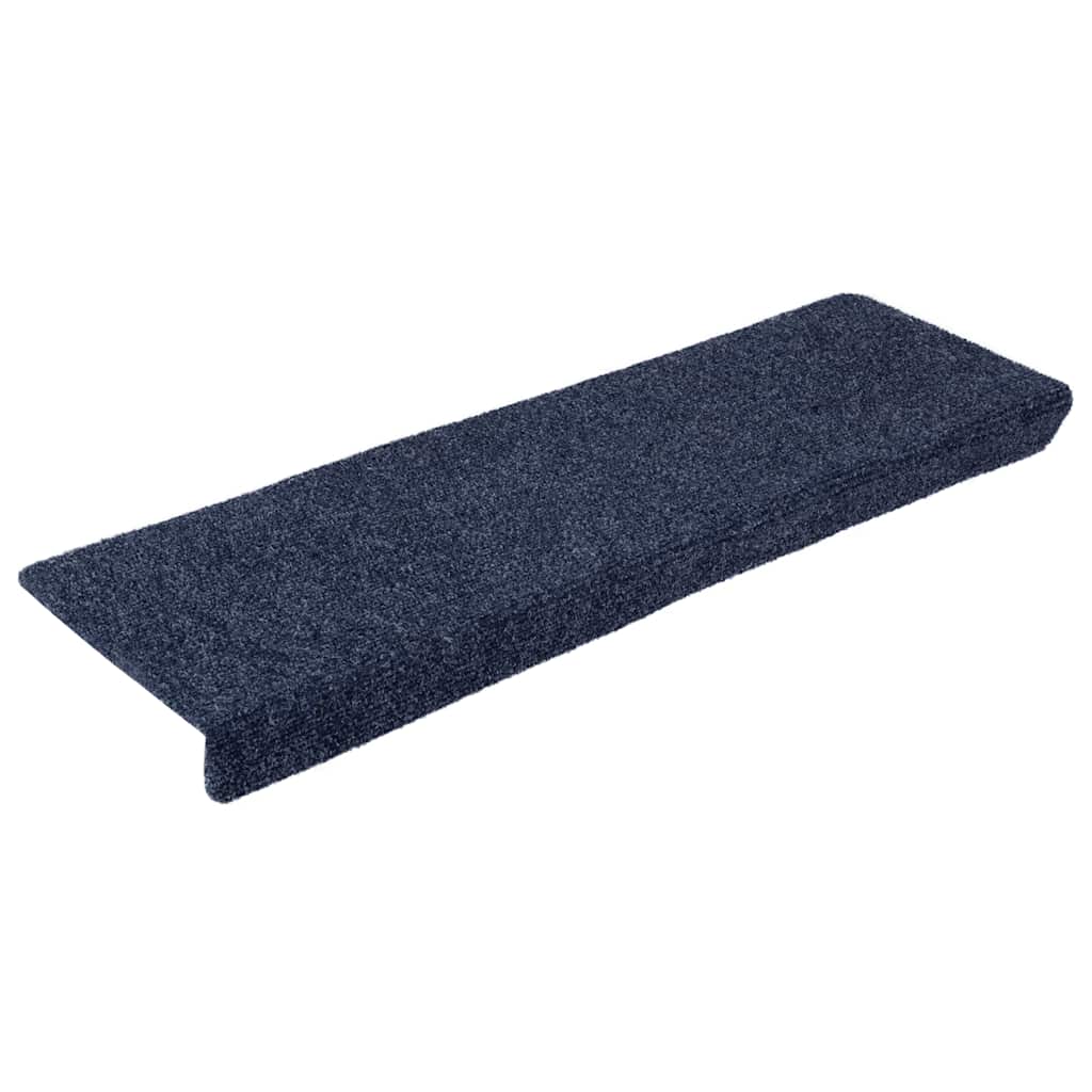 trappemåtter selvklæbende 20 stk. 65x21x4 cm antracit rektangulær kant