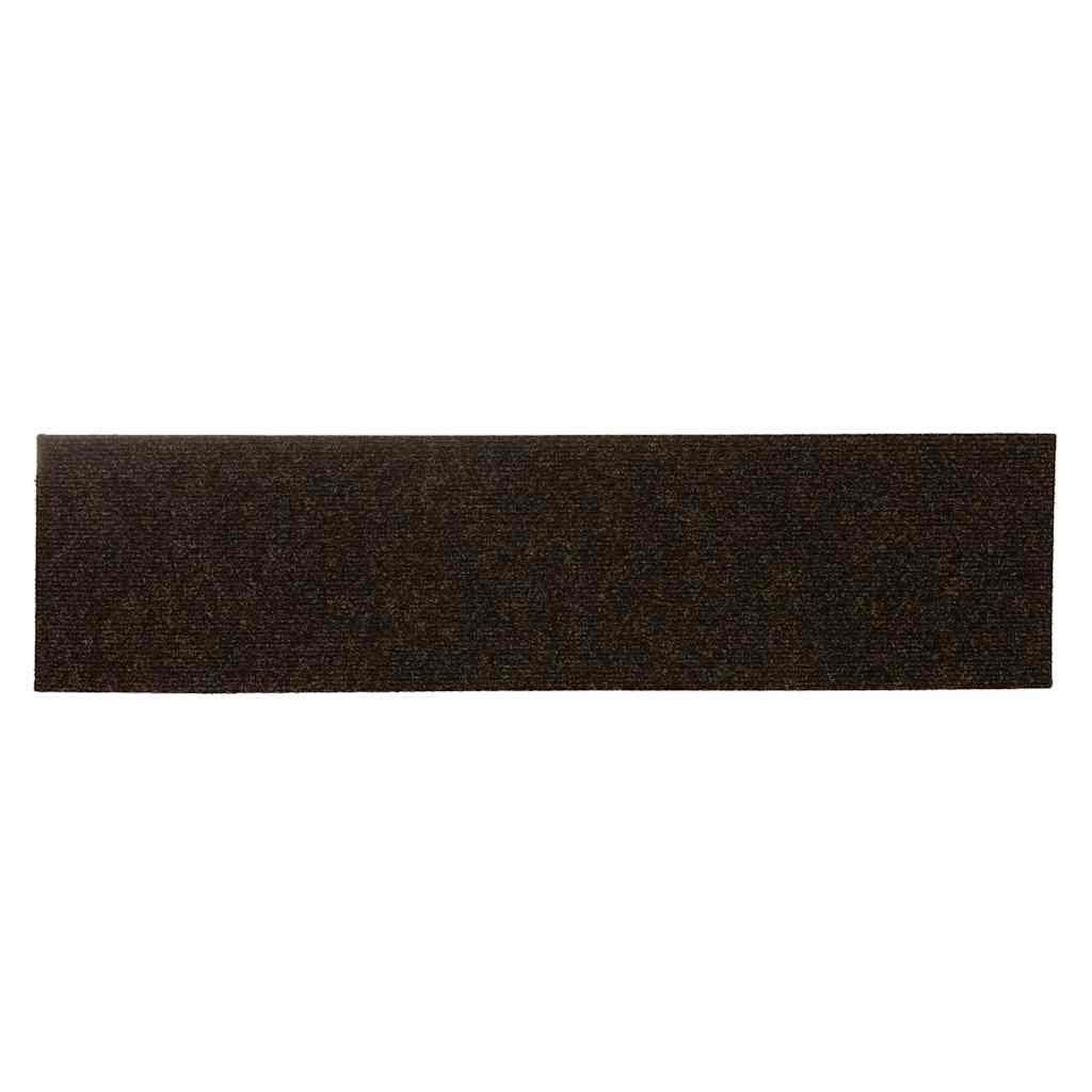 trappemåtter selvklæbende 30 stk. 76x20 cm brune rektangulære
