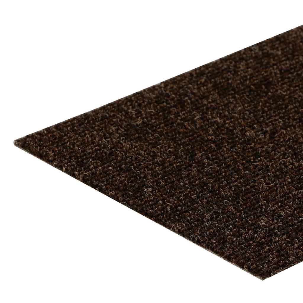 trappemåtter selvklæbende 30 stk. 76x20 cm brune rektangulære
