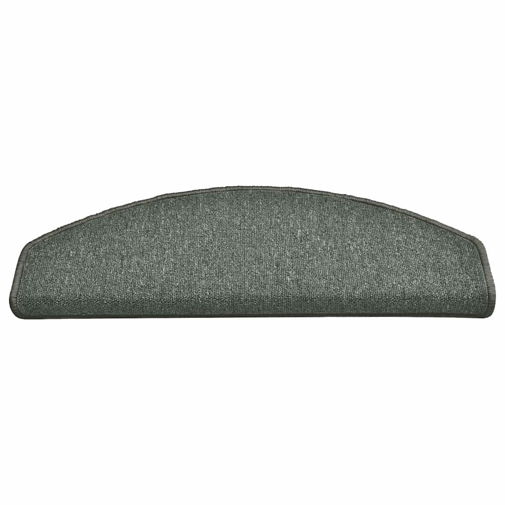 trappemåtter 30 stk. 65 x 24 x 4 cm mørkegrønne halvrunde store