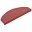 trappemåtter 30 stk. 65 x 24 x 4 cm bordeaux halvrund store