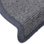 trappemåtter 30 stk. 65 x 24 x 4 cm lysegrå og blå halvrunde store