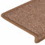 trappemåtter 30 stk. 65x21x4 cm brune rektangulære kanter