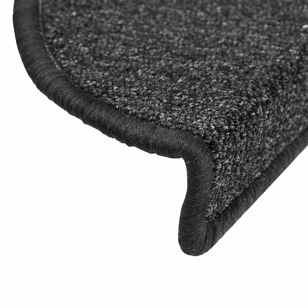trappemåtter 20 stk. 56x17x3 cm antracit halvrund