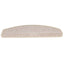 trappemåtter 20 stk. 65x24x4 cm taupe halvrund store