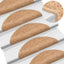 trappemåtter 30 stk. 56x17x3 cm beige halvrunde