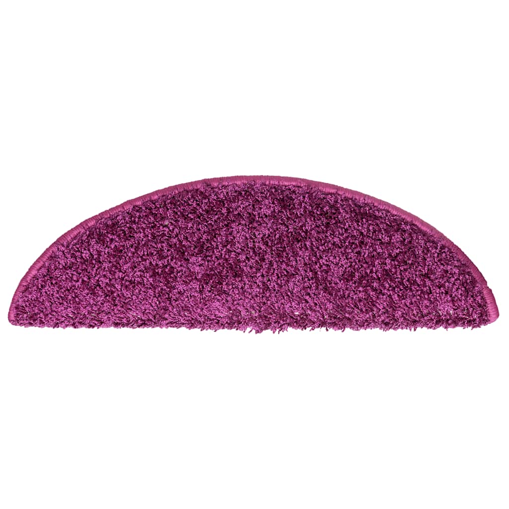 trappemåtter 30 stk. 56x17x3 cm violette halvrund