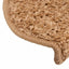 trappemåtter 30 stk. 65x21x4 cm beige halvrunde store
