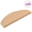 trappemåtter 30 stk. 65x21x4 cm guld halvrund store