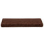 trappemåtter 30 stk. 65x21x4 cm brune rektangulære kanter