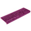 trappemåtter 30 stk. 65x21x4 cm violet rektangulær kant