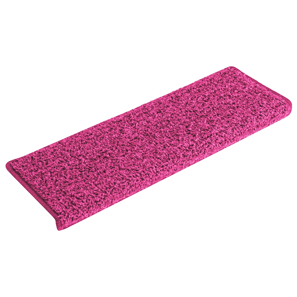 trappemåtter 30 stk. 65x21x4 cm lyserød rektangulær kant