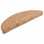 trappemåtter 20 stk. 56x17x3 cm beige halvrunde