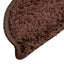 trappemåtter 20 stk. 56x17x3 cm brune halvrunde