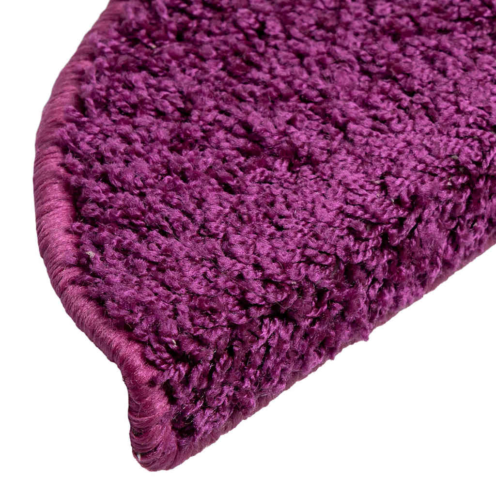 trappemåtter 20 stk. 56x17x3 cm violette halvrund