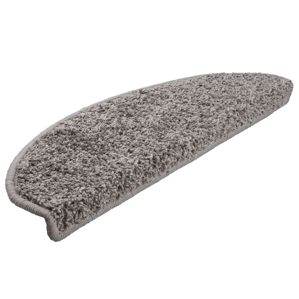 trappemåtter 20 stk. 65x21x4 cm grå halvrunde store